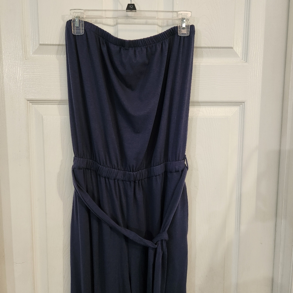 Chic Navy Jumpsuit - Picture 4 of 15